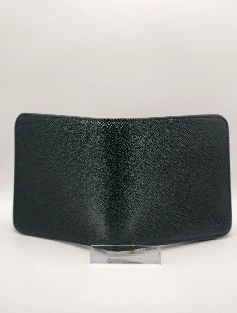 Louis Vuitton Compact Zip-around Bifold Wallet In Taiga Leather With Dustbag